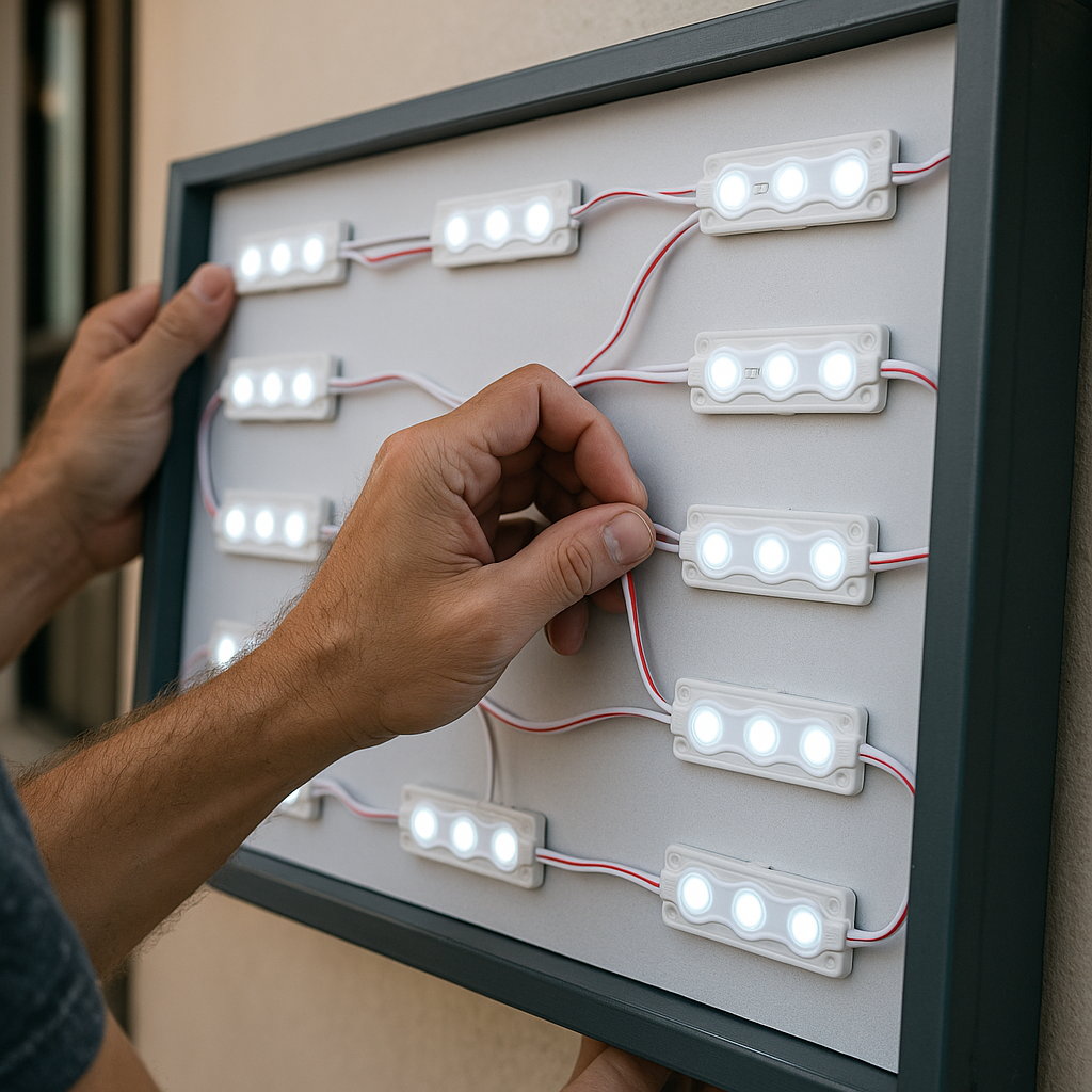 MODÜL LED TABELADA TAKILIRKEN