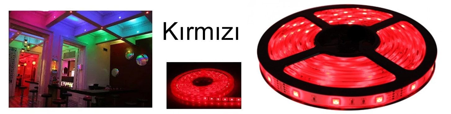 Kırmızı Şerit Led