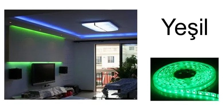 Yeşil Şerit Led