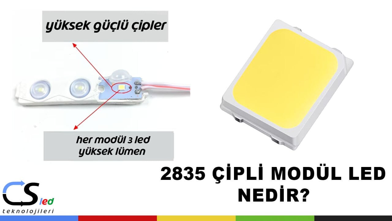 2835 Çipli Modül LED Nedir? Parlaklık, Verimlilik ve Profesyonel Kullanım Rehberi [2025]