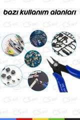 Elektronikçi Tip Hassas Mini Yan Keski – Profesyonel Dip Kesim Pensesi