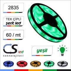 2835 Yeşil İç Mekan Şerit Led