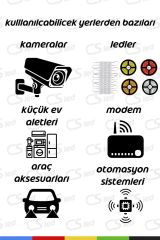 12V 5A Priz Tipi Adaptör – 5.5x2.5 mm Uçlu, Plastik Kasa, Güvenilir Güç Kaynağı