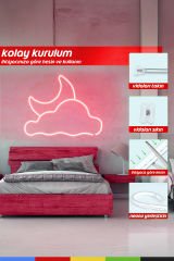 12V İç ve Dış Mekan Kırmızı Neon LED Şerit – 5 Metre Esnek Silikon Neon Işık, (2.5 Cm’de Bir Kesilebilir)