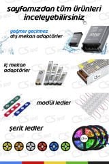 USB Girişli Hollywood Tarzı 10'lu LED Işık – Makyaj Masası İçin Yapıştırılabilir Dekoratif Aydınlatma