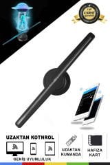 Smart 3D Hologram 42 cm Fan – 12V, 170° Görüş Açılı, WiFi ve APP Kontrollü