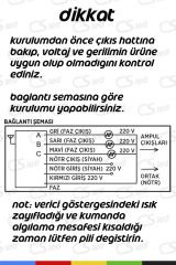 6 Kanal RF Uzaktan Kumandalı Avize / Aydınlatma Kumanda Seti
