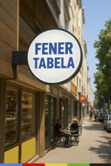 Fener Tabela – Çift Taraflı Vakum Pleksi, Mercekli LED Aydınlatmalı, Alüminyum Gövde, Dış Mekan Dayanıklı Işıklı Tabela