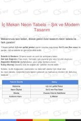 “Bu Işıltılı Hayatı Ben Seçtim” Neon Lamba – LED Duvar Dekoru, Tak Çalıştır Adaptörlü, Dekoratif Ayaklı Işıklı Yazı