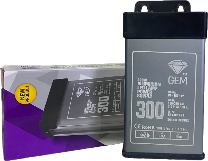 12 Volt 25 Amper Metal Kasa Dış Mekan Adaptör