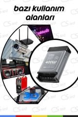 IP45 Yağmur Korumalı 12V 33.3A Güç Kaynağı, 400W LED Sürücü AC/DC Trafo Dönüştürücü