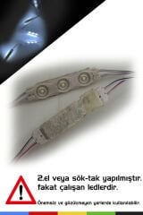 Outlet – DC12V 1.2W Beyaz LED Modül (Kullanılmış, Yapışkansız)