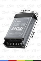 IP45 Yağmur Korumalı 12V 25A Güç Kaynağı, 300W LED Sürücü AC/DC Trafo Dönüştürücü