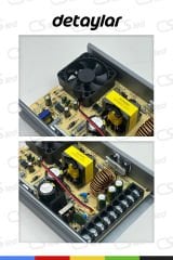 IP45 Yağmur Korumalı 12V 25A Güç Kaynağı, 300W LED Sürücü AC/DC Trafo Dönüştürücü