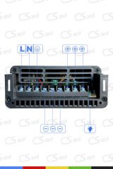 IP45 Yağmur Korumalı 12V 5A Güç Kaynağı, 60W LED Sürücü AC/DC Trafo Dönüştürücü