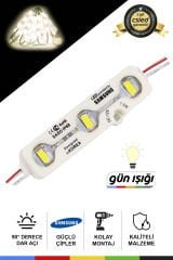 DC12V 1.5W Samsung Çipli Gün Işığı Dik Açı LED Modül Su Geçirmez Yapışkanlı Reklam Işık
