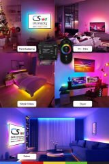 RGB Dokunmatik Şerit LED Kumanda & Kontrol Cihazı – 36A, 12/24V, RF Uzaktan Kumanda