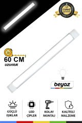 60 cm 36W Yatay LED Bant Armatür – Beyaz Işık, Enerji Tasarruflu & Uzun Ömürlü