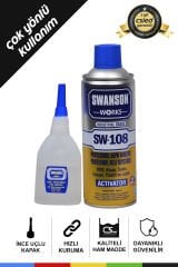 Süper Hızlı Soğuk Yapıştırıcı – Cam, Metal, Ahşap, Plastik ve Alüminyum İçin Güçlü Tutkal (400 ml + 100 ml)