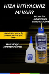 Süper Hızlı Soğuk Yapıştırıcı – Cam, Metal, Ahşap, Plastik ve Alüminyum İçin Güçlü Tutkal (400 ml + 100 ml)
