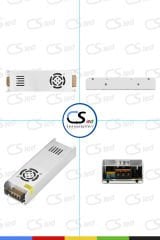 12V 30 Amper 360 Watt Metal Fanlı Dar Kasa Adaptör – Güçlü ve Güvenilir İç Mekan Kullanımı
