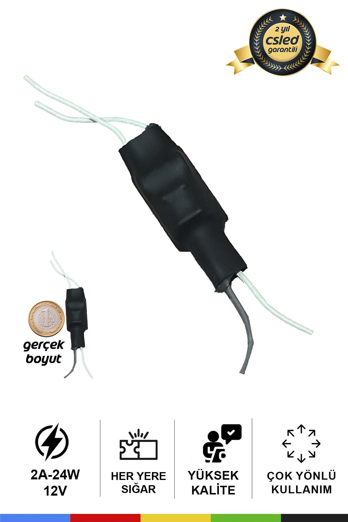 12V 2 Amper Mini Trafo – Kompakt ve Güçlü Çözüm AC/DC Trafo Dönüştürücü